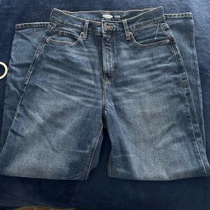 Old Navy boyfriend extra high rise jean